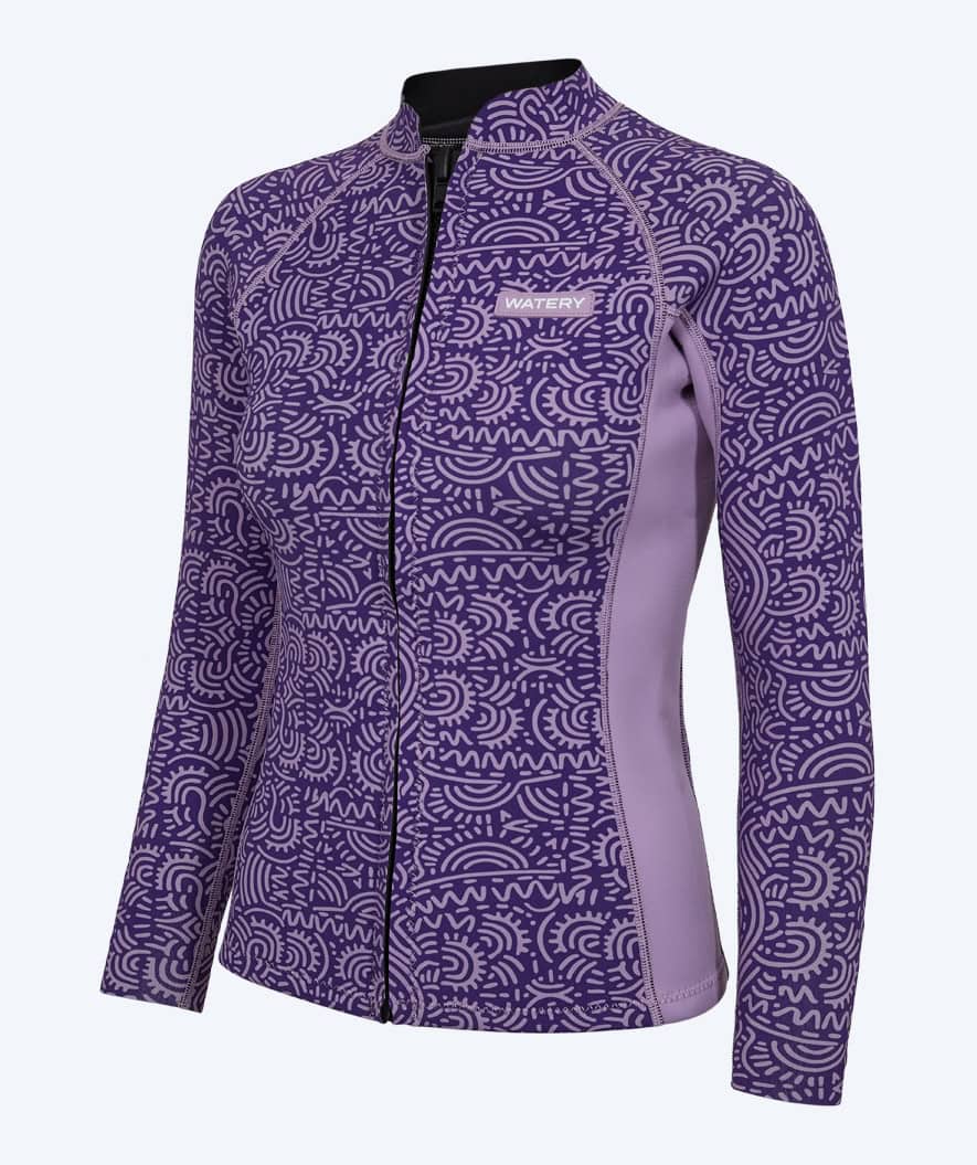 Watery vetoketjullinen märkäpukupaita naisille - Lodge - Violetti
