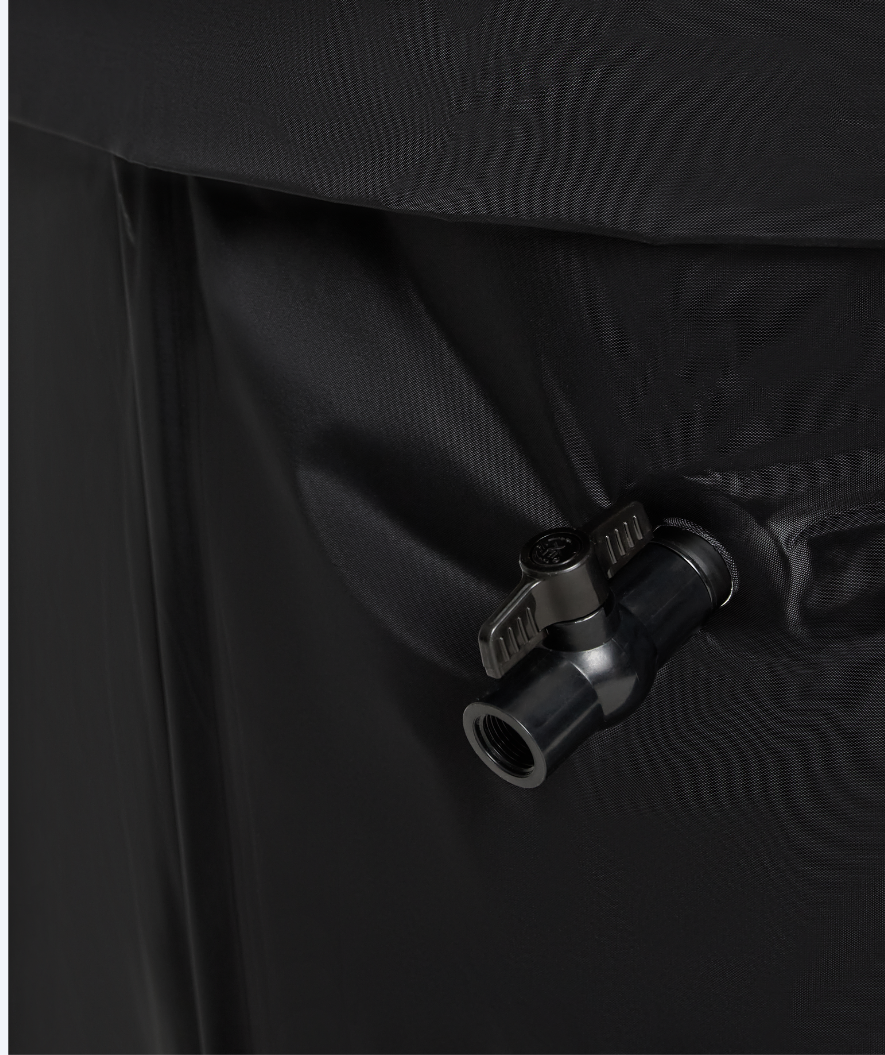 Watery ilmatäytteinen kylmäallas - Hero Max - Musta