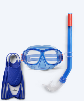 Watery snorkkelisetti lapsille (4-10) - Wyre/Bimasha - Tummansininen/tummansininen