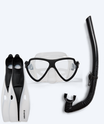 Watery snorkkelisetti aikuisille (+15) - Itzel/Breeve - Musta