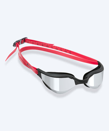 Watery uimalasit - Instinct Ultra Mirror - Punainen/hopea
