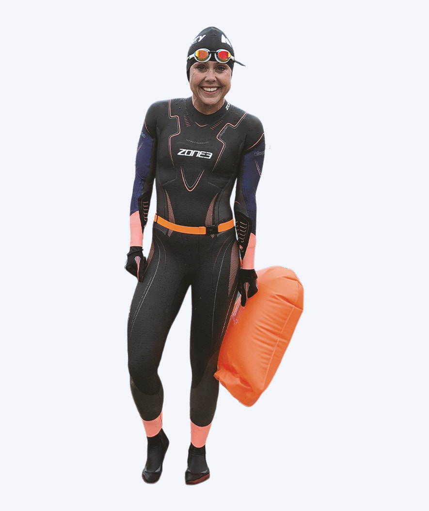 ZONE3 neopreenihanskat - Neopreeni (2mm) - Musta/punainen