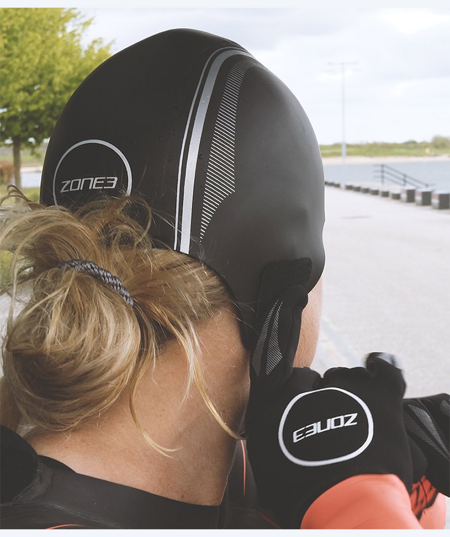 ZONE3 neopreenisetti - Heat Tech - Musta/punainen