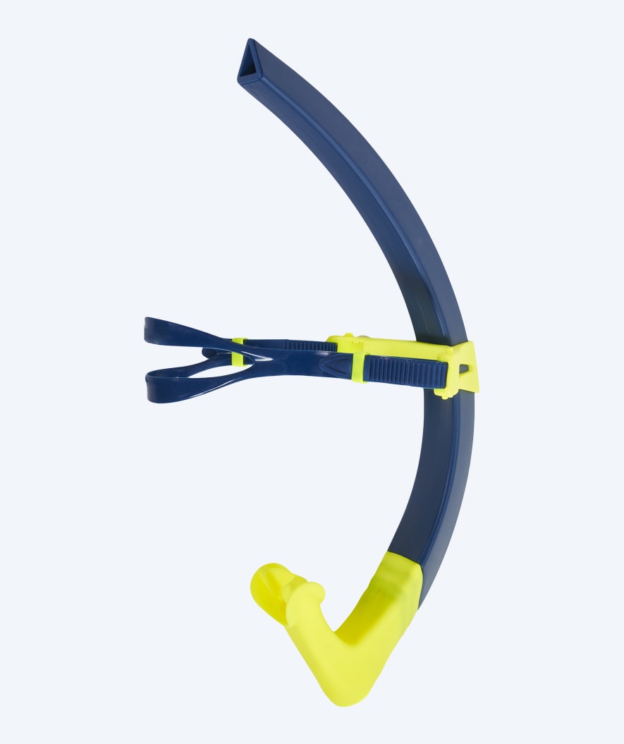 Aquasphere keskisnorkkeli lapsille (4-14) - Focus Small Fit - Tummansininen/keltainen