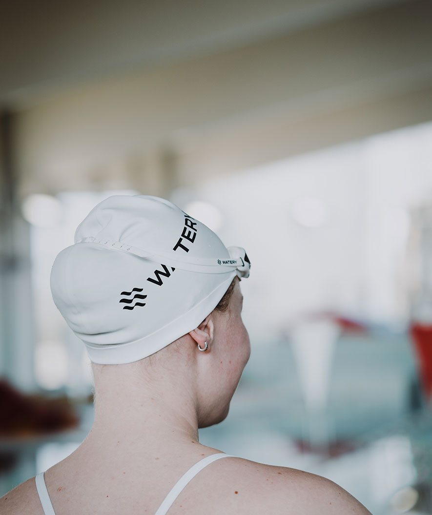 Watery uimalakki (yli 10 vuotiaille) - Signature - Fluo vihreä