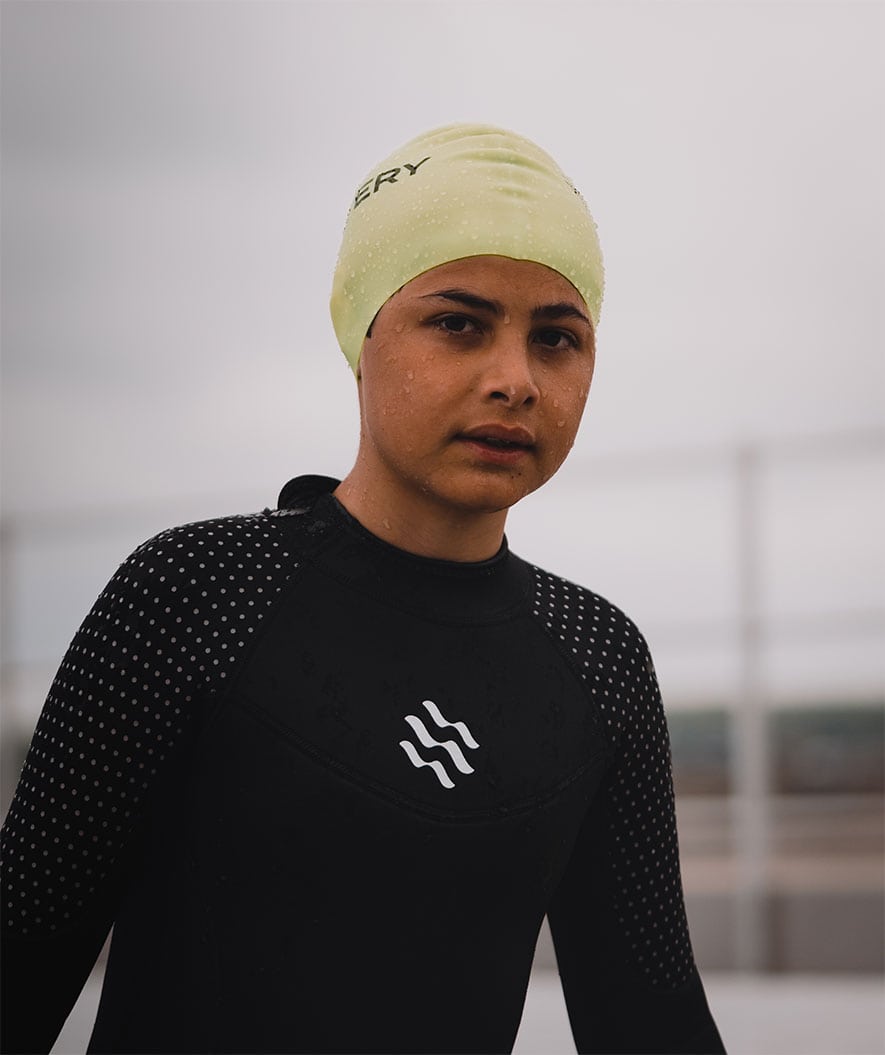 Watery uimalakki (yli 10 vuotiaille) - Signature - Fluo vihreä