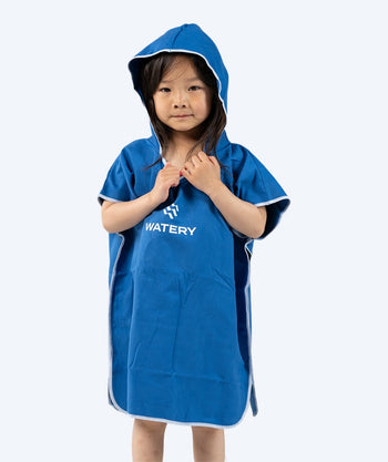 Watery kylpyponcho lapsille (1-6) - Mikrokuitu - Royal Blue