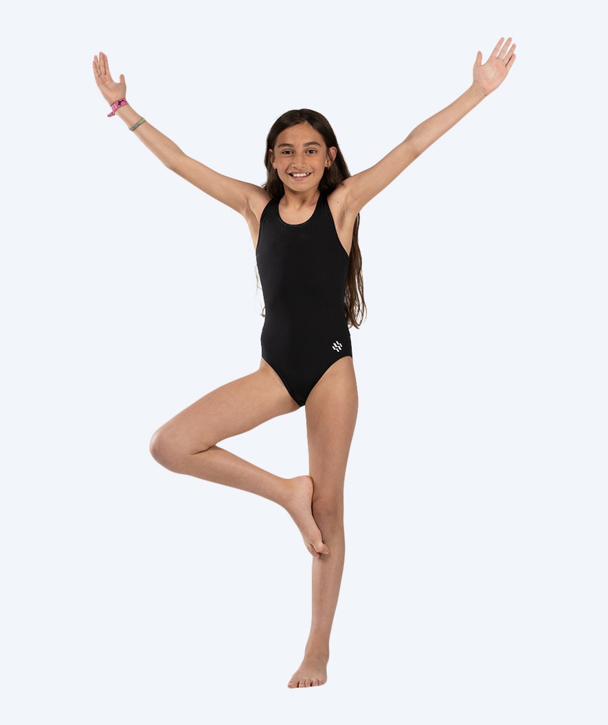 Watery uimapuku tytöille - Eco Poolparty - Musta