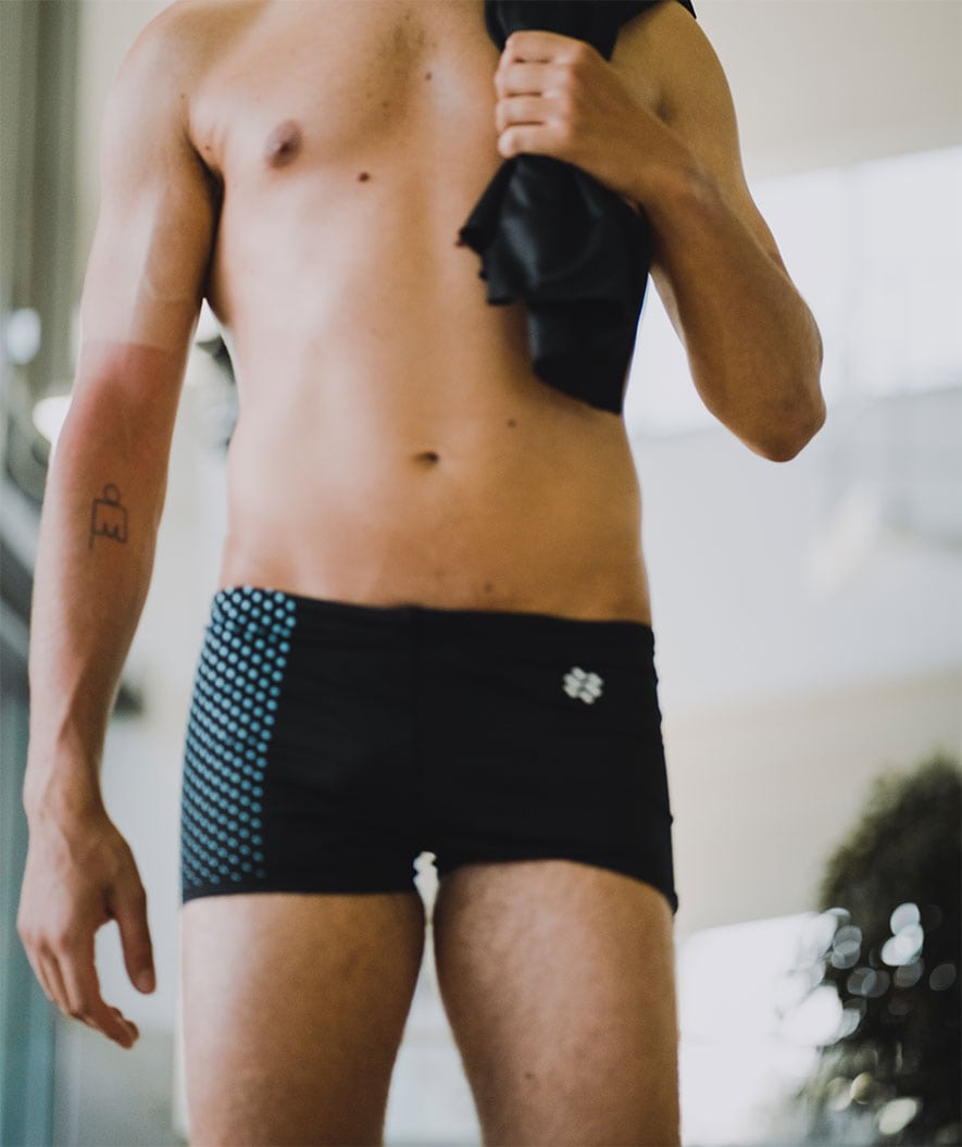 Watery aquashorts miehille - Flaming Vegas Eco - Blue Sporty