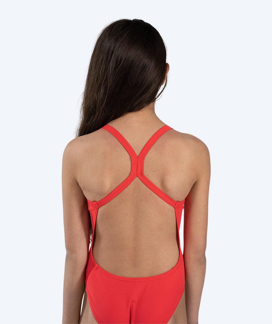 Watery uimapuku tytöille - Freestyler Solid - Cherry Red