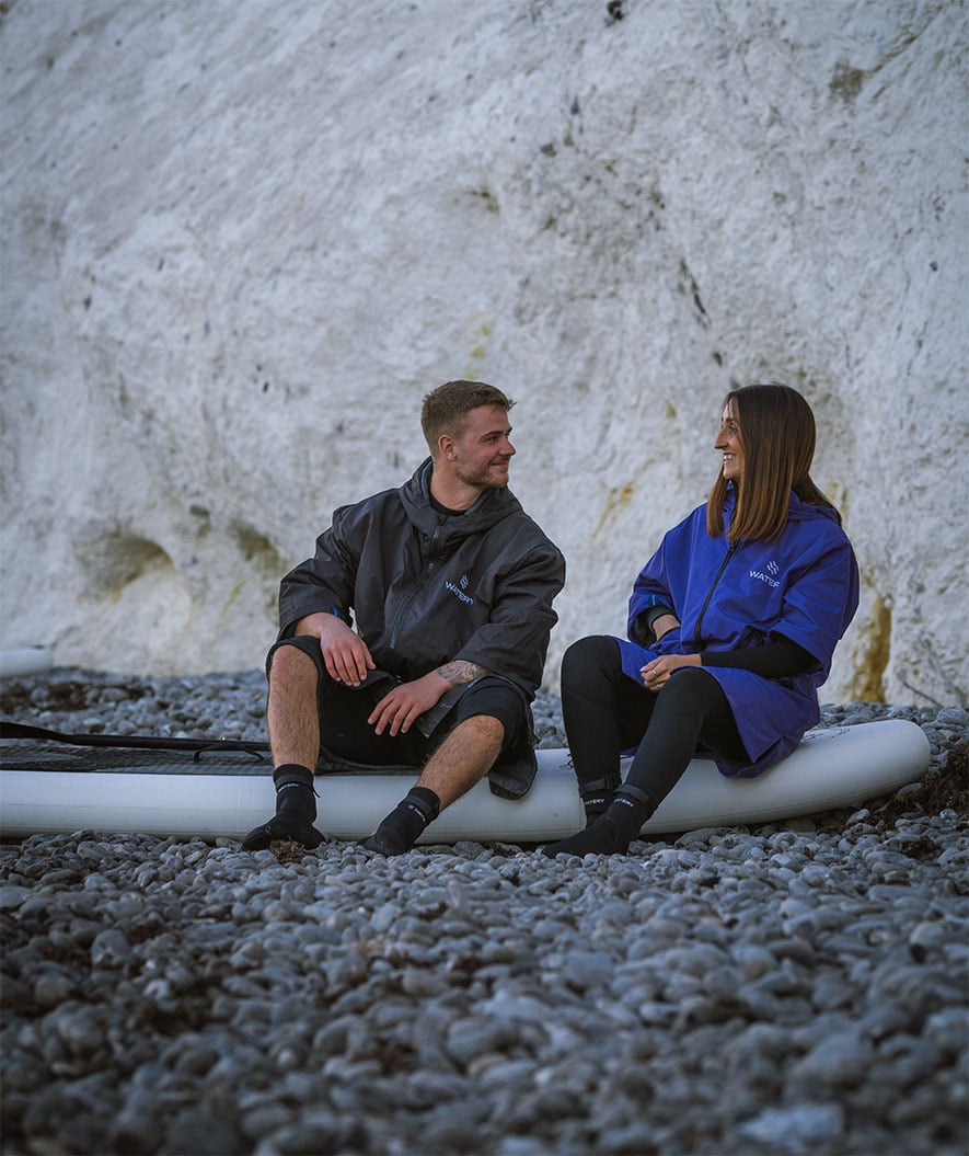 Watery surffiponcho - Vedenkestävä - Musta